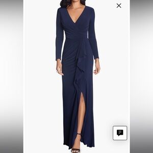 Betsy Adam’s Long Sleeve Navy Dress